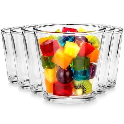 Dessertbecher, Glas-Snacks 180 ml 6 Stück