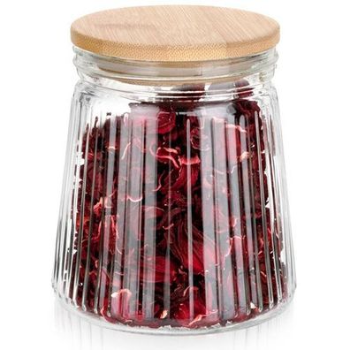 Glasbehälter für lose Produkte mit Deckel und Verschluss, 700 ml
