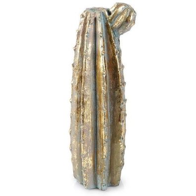 Goldene Kaktusblumenvase 47,5 cm