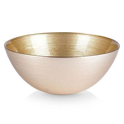 Goldene Glasschale, 15 cm, 600 ml