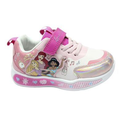 Disney Princess Kinder Sneaker mit Licht Sportliche Schuhe für Schule Freizeit