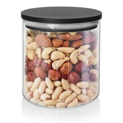 Glasbehälter für lose Produkte mit Deckel und Dichtung, 450 ml