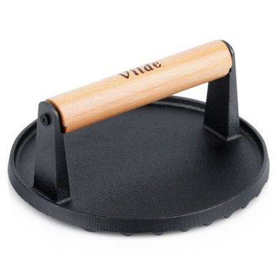 Burgerpresse aus Gusseisen, Gusslinie 17,5 cm