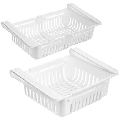 Ausziehbarer Kühlschrankorganizer für Ablagen von 21-28,7 cm
