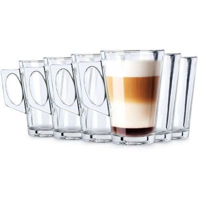Latte-Kaffeegläser 255 ml 6 Stück
