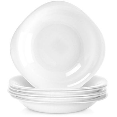Tiefer Glas-Speiseteller LUNA 21 cm, 500 ml 6 Stück
