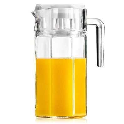 Glaskrug mit Deckel, 1,5 l