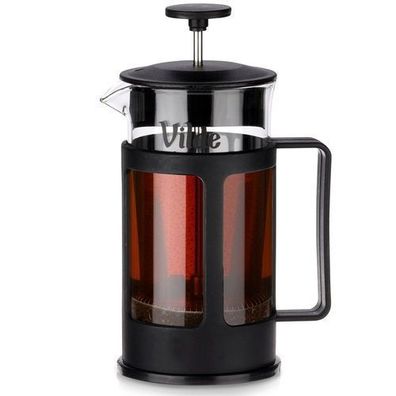 Kaffeekanne und Teekanne aus Glas mit Kolben, 350 ml