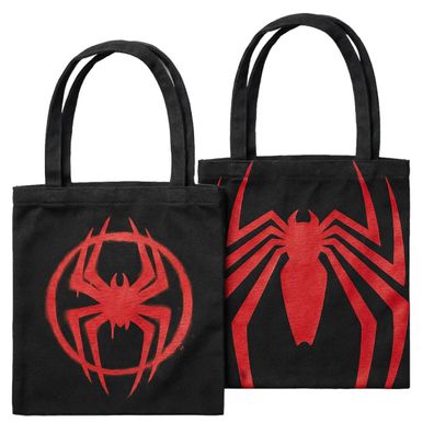 Marvel Spiderman Shopping Bag für Einkauf Freizeit Alltag und unterwegs