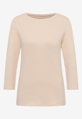 Cecil Basic 3/4 Shirt in Unifarbe Boatneck