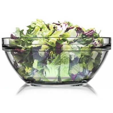 Salatschüssel aus Glas, 26 cm, 3,6 l