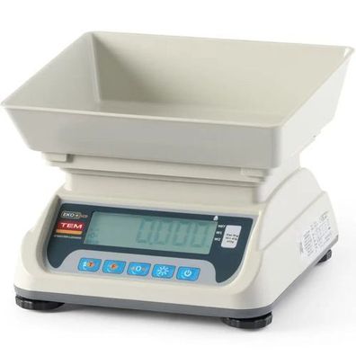 Gewerbliche Küchenwaage mit Zulassung M LCD RS232 ECO+ 6 kg / 2 g