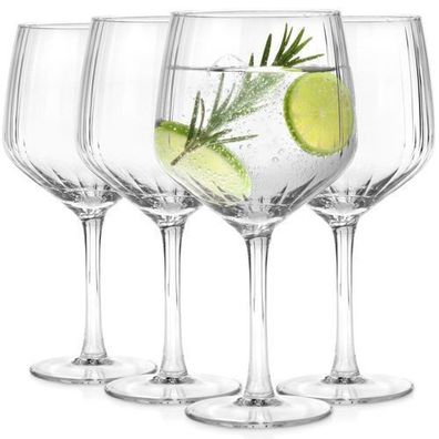 Gin-Gläser aus Glas, 580 ml, 4 Stück