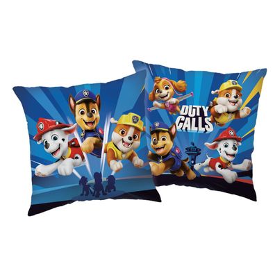 Paw Patrol 1 Stück Duty Calls Kissen 40 × 40 cm für Kinderzimmer Bett Sofa und