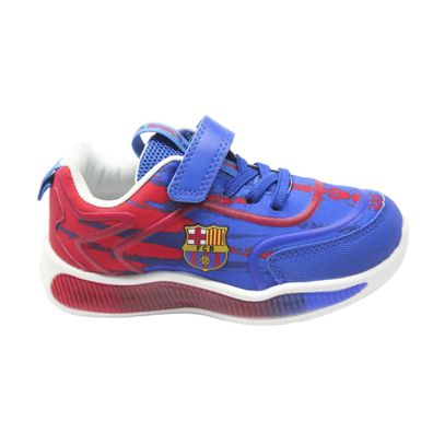 FC Barcelona Kinder Sneaker mit Licht Sportliche Schuhe für Schule Freizeit und