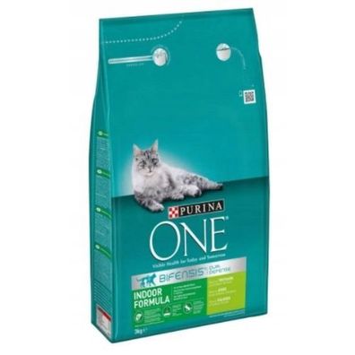 PURINA ONE INDOOR Formula Katzenfutter mit Truthahn, 9,75 kg