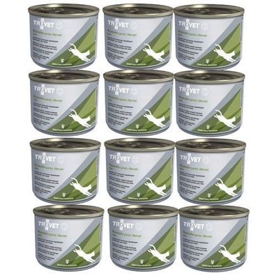 TROVET Hypoallergenes HRD mit Pferdefleisch - Nassfutter für Katzen - 12 x 200 g