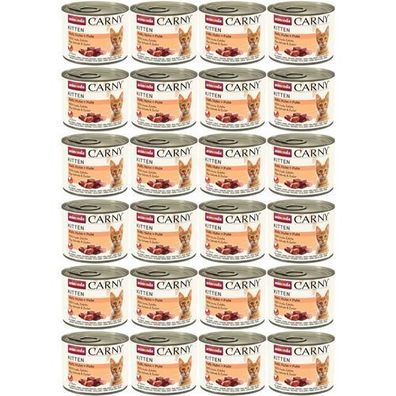 Animonda Carny Kitten Rind- und Kalbfleisch 24 x 200 g