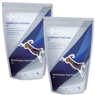 TROVET Hypoallergenes Leckerli HRT mit Kaninchenfleisch - Hundeleckerli - 2 x 250 g