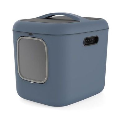 Rotho WHITE XL Katzentoilette - blau
