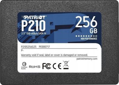 SSD Patriot P210 256GB SATA3 2.5