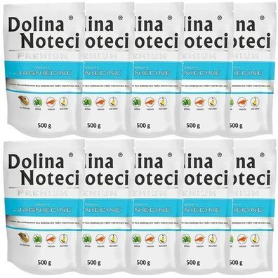 Dolina Noteci Premium mit Lamm, 10 x 500 g Beutel