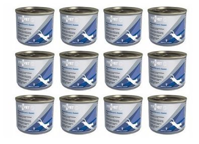 TROVET RRD Hypoallergenes Kaninchenfutter für Katzen 12 x 200 g