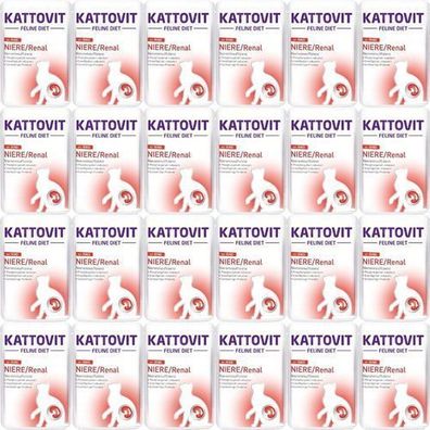 Kattovit NIERE/RENAL Nassfutter für Katzen Rind 24x85g