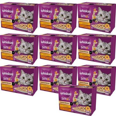 Whiskas Saucenmischung, cremige Variationen, 120 x 85 g