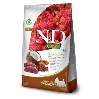 Farmina N&D QUINOA Hundehaut & FELL, WILD, KAKAO 2,5 kg