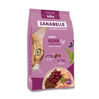BOSCH Sanabelle Senior Trockenfutter für Katzen, 8 kg