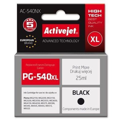 Activejet-Tinte für Canon PG-540XL und neue AC-540NX