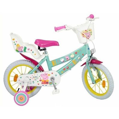 Kinderfahrrad 14 Peppa Pig grün 1498