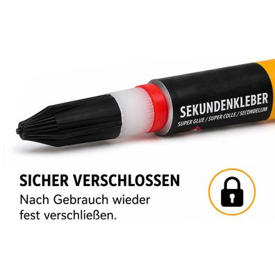 Lederkleber für Billard-Queuespitze Klebstoff für Klebeleder 3x3g