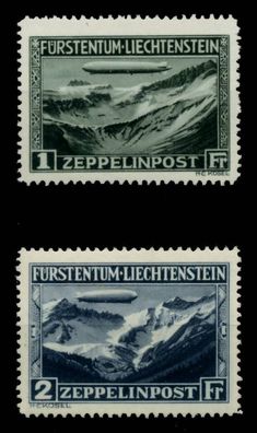 Liechtenstein 1931 Nr 114-115 postfrisch gepr. X6A8AFE