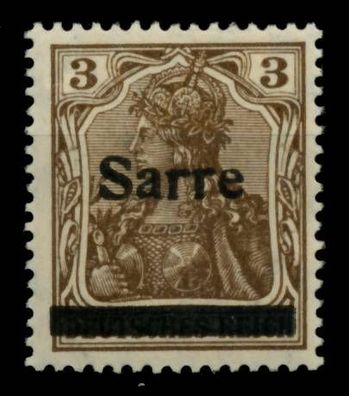 Saargebiet Germania Nr 3I-BK postfrisch X6ACD42