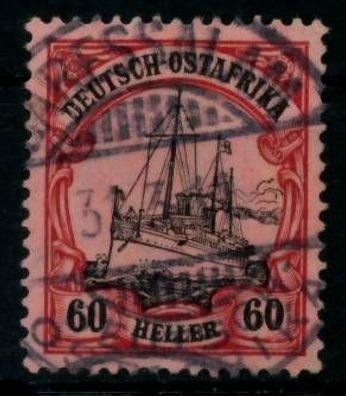 DOA Nr 37-DAR-ES-SALAM zentrisch gestempelt gepr. X6B90F2