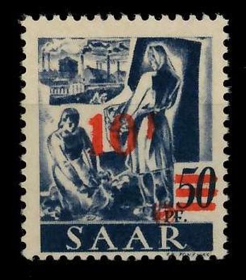Saarland 1947 Nr 235ZI-II postfrisch gepr. X7D139A
