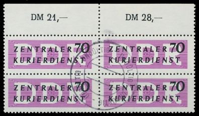 DDR DIENST Verwaltungspost-a ZKD Nr 9 gestempelt Viererb X1D291A