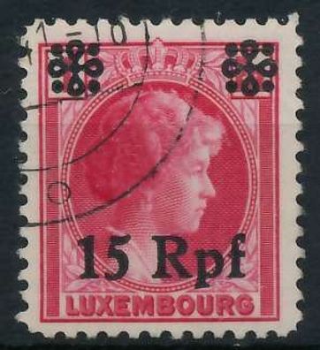 BES. 2WK Luxemburg Nr 24 gestempelt XB50D96