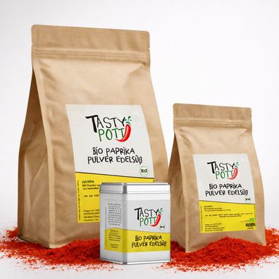 Tasty Pott Bio Paprikapulver edelsüß - im Beutel