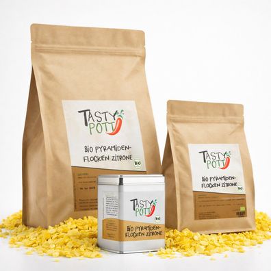 Tasty Pott Bio Pyramidenflocken Zitrone - im Beutel