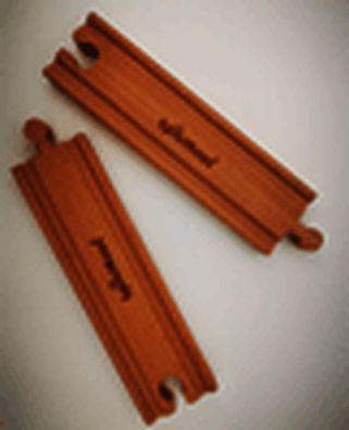 2 gerade Einzelschienen 14,5 cm lang