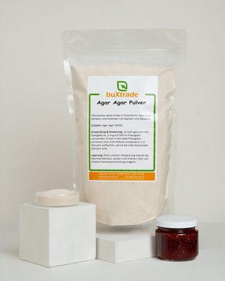 Agar Agar Pulver vegane Gelatine 1 kg