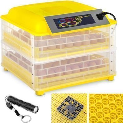 Brutapparat für 112 Hühnereier, 120 W + Ovoskop