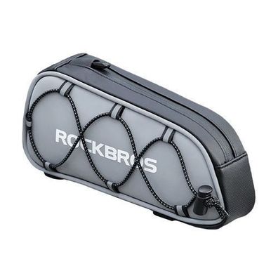 Rahmenmontierte Fahrradtasche 0,9 l - silber