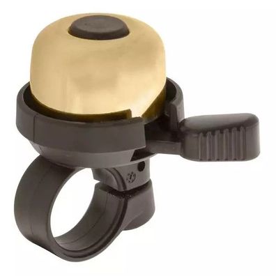 Mini-Glocke "Bella Ding-Dong", Messing, gold, Halter für Len