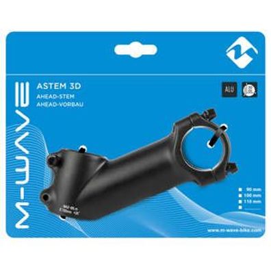 AHEAD-Vorbau M-WAVE >ST-M3.2<, Alu, 1.1/8" (28.6mm), Ext.; 1