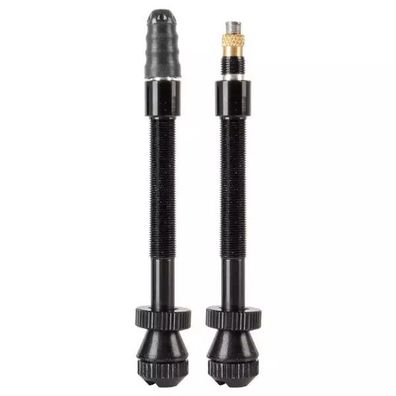 High Volume TubelessVentil , 21-48mm, Aluminium, schwarz