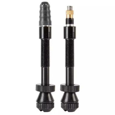 High Volume TubelessVentil, 13 38mm, Aluminium, schwarz